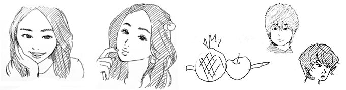 芸能人の絵